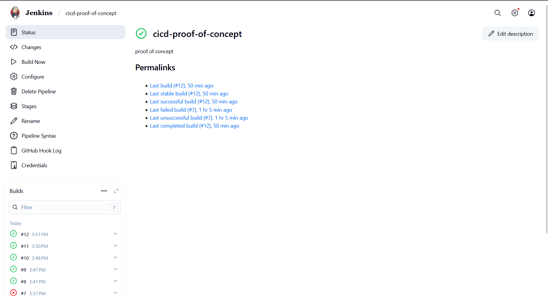 Prometheus Dashboard Screenshot